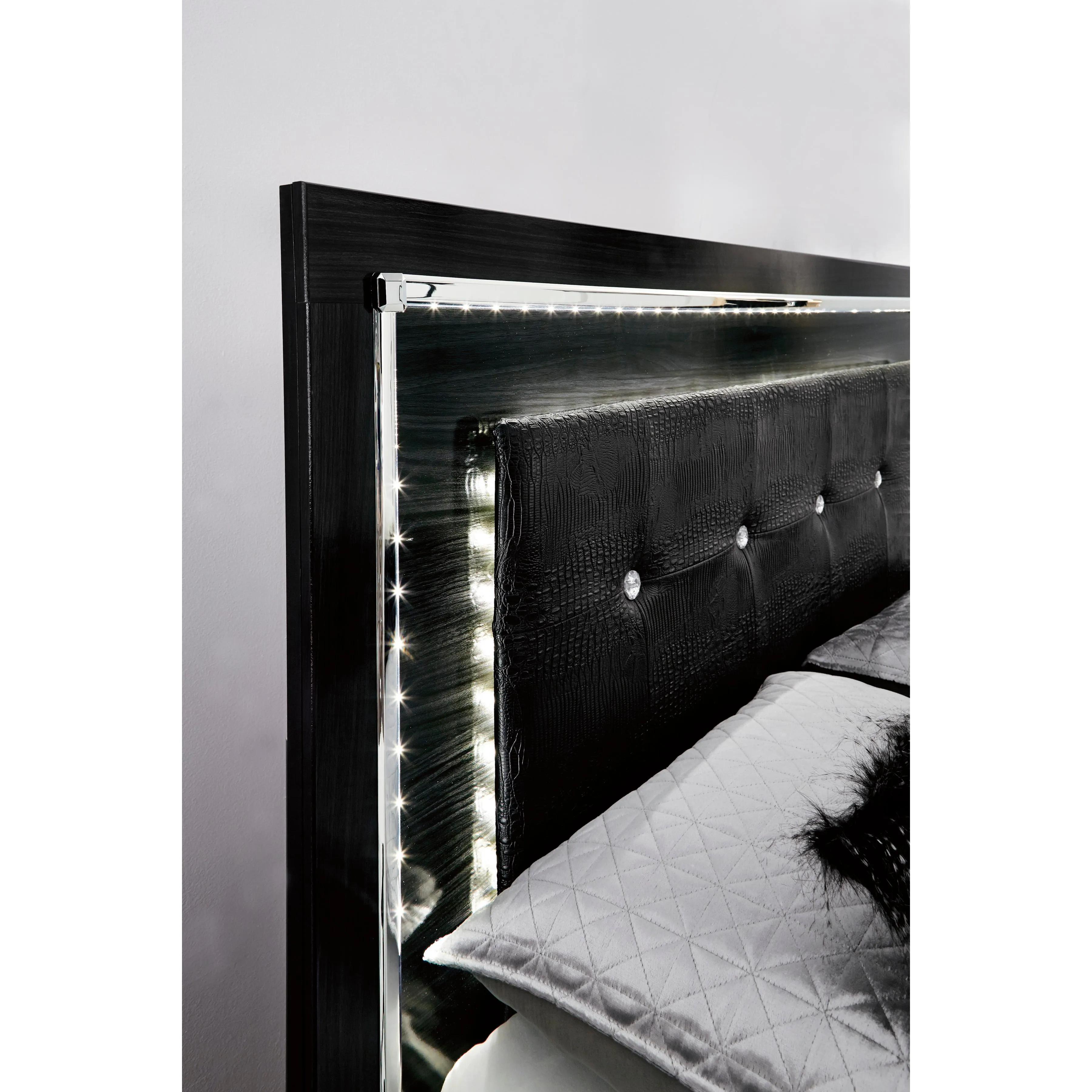Signature Design by Ashley Kaydell Queen Upholstered Panel Bed with Storage B1420-57/B1420-54S/B1420-95/B100-13