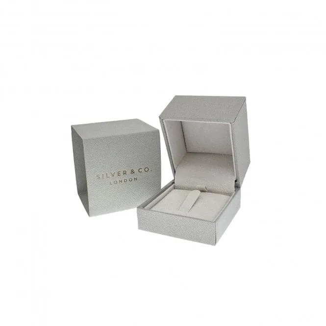 Silver & Co 3-Stone Cubic Zirconia Princess Ring Set SRG0096YZ