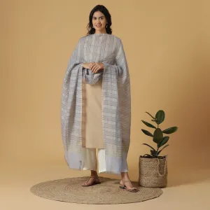 Sky Blue Silk Tencel Dupatta