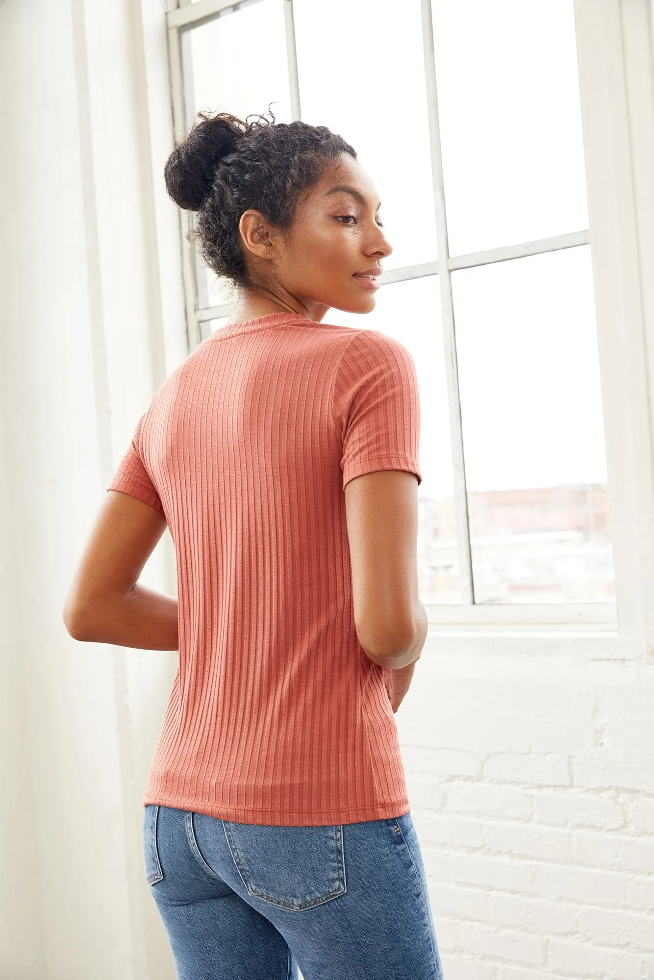Talin Ribbed Tee