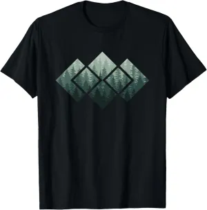 Unisex-Adults, Unisex-Kids Vintage Nature Wildlife T-Shirt - Black, Small, Short Sleeve