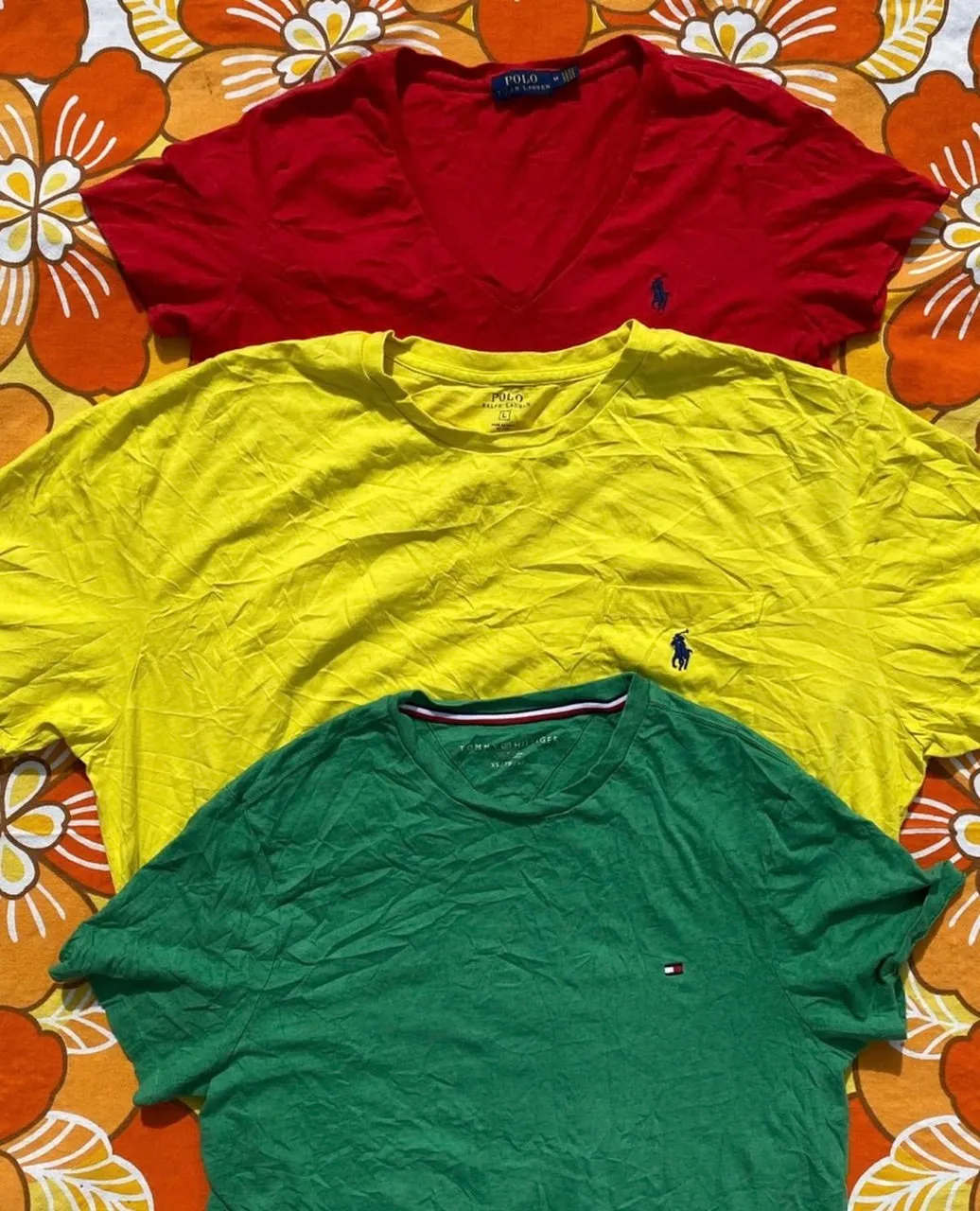 Vintage Mixed Print T-shirts - 10 Pieces Grade A
