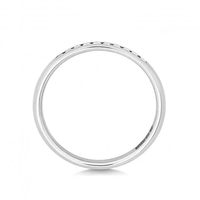 Wedding Band 9ct White Gold Diamond Eternity Ring W215W/I