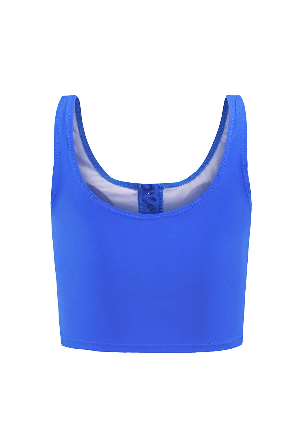 Women's High Waist Tankini Set Swimsuit Square Neck Sleeveless Print Two Piece Bathing Suit