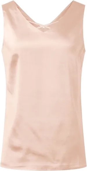 Womens Silk Satin Tank Tops V Neck Criss Cross Solid Sexy Cami Sleeveless Camisole Blouses Summer Basic Work Shirt