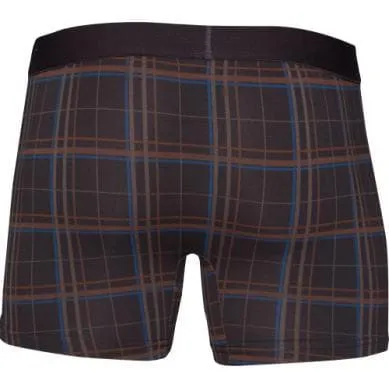 Wood Men's Super Soft Modal Blend 3 In Inseam Boxer Brief with Fly Arbor Blitz